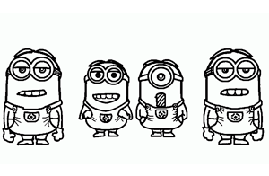 Minions coloring page nº 7